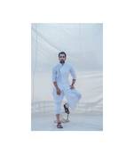 WHITE & DIVINE COTTON KURTA