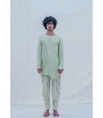 Cotton X Rayon Pista Angrakha
