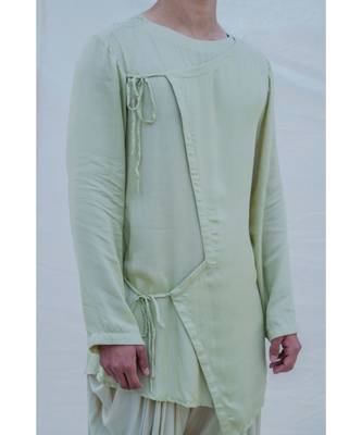Cotton X Rayon Pista Angrakha 3