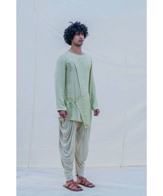 Cotton X Rayon Pista Angrakha 4