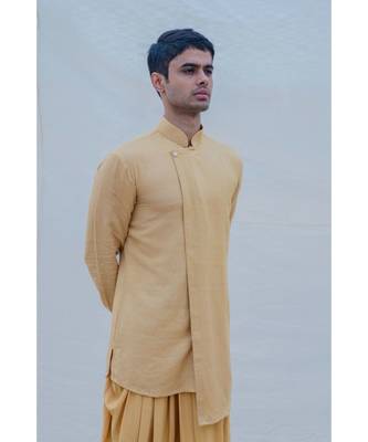 Beige Gold Kurta 2