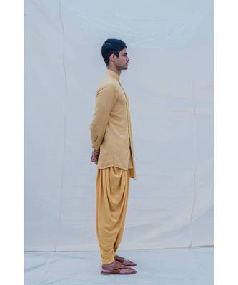 Beige Gold Kurta 3