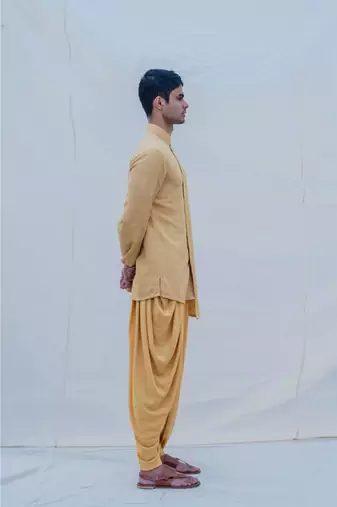 Beige Gold Kurta