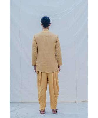 Beige Gold Kurta 4