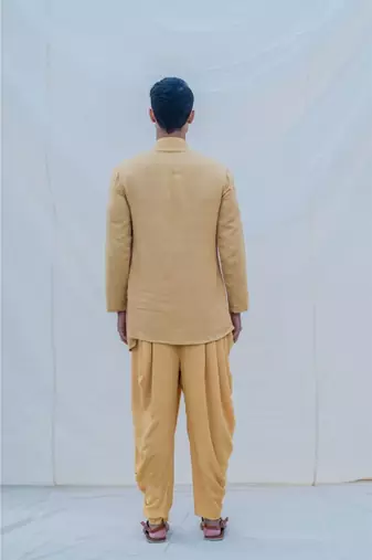 Beige Gold Kurta