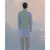 RAW SILK PISTA WAIST COAT DHOTI AND KURTA SET