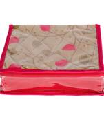 Shree Shyam Products Silk Embroidered Jewellery Kit Cum Pouch - Pink| Jewellery Cosmetic Organizer Traveling Kit