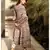 Charming Grey Cotton Hand Block Print Suit Set