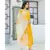 Yellow Gota Kurta set with Hand Paint Doria Dupatta