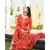 Tangerine Bagru Block Print Kurta set Doria Dupatta