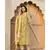 Canary Yellow Kurta With Hand block Print Dupatta Set