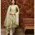 Shiny Green Block Print Chanderi Suit kurta set