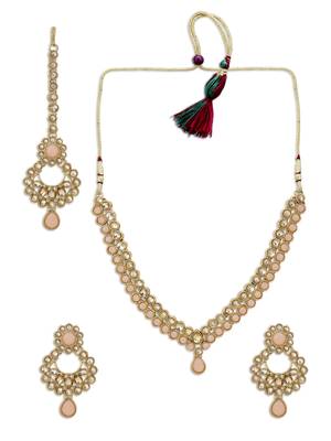 Astonish LCT Gold Plated Choker Necklace Set for Women 2