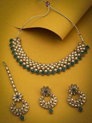 Stunning LCT Gold Plated Choker Necklace Set for Women 1
