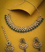Stunning LCT Gold Plated Choker Necklace Set for Women