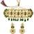 Attractive Gold Plated Kundan Meenakari Choker Necklace Set for Women