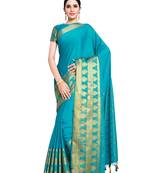 Women's Mysore silk Crepe Saree with Blouse Piece