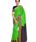 Women's Mysore silk Crepe Saree with Blouse Piece