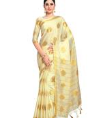 Women's Mysore Silk Crepe Saree with Blouse Piece