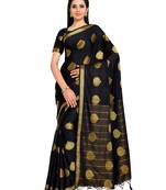 Women's Mysore Silk Crepe Saree with Blouse Piece
