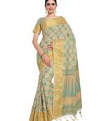 Women's Patola Art Silk Saree with Blouse Piece