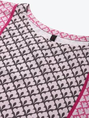 Pink printed rayon kurtas-and-kurtis 4