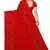 Red embroidered chiffon saree with blouse