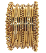 Gold bangles-and-bracelets