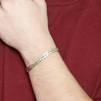 Sukkhi Delightly Gold and Rhodium Plated Bracelet For Men 2