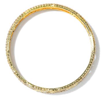 Sukkhi Incredible Gold Plated AD Stone Bangle Set of 2 for Women 3