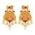 Sukkhi Ritzy Pearl Gold Plated Laxmi Chandelier Earring for Women