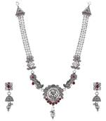 Sukkhi Alluring Oxidised Goddess Laxmi Necklace Set for Women