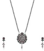 Sukkhi Graceful Oxidised Ganesha Necklace Set for Women