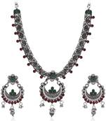 Sukkhi Ravishing Oxidised Choker Necklace Set for Women