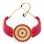 Sukkhi Eye Catchy Gold Plated Red & White Pearl Choker Necklace Set for Women
