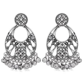Sukkhi Marvellous Oxidised Chandbali Earring for Women 1