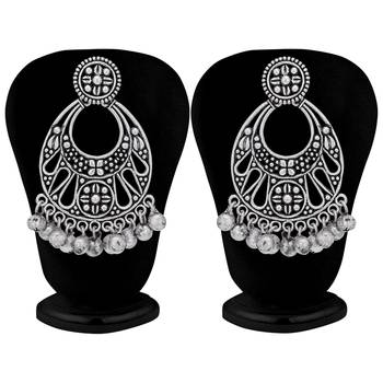 Sukkhi Marvellous Oxidised Chandbali Earring for Women 4