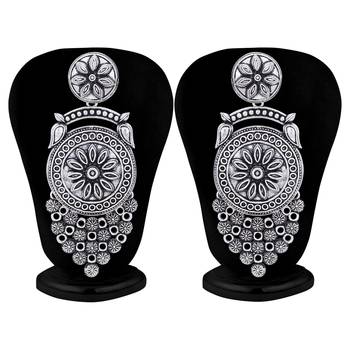 Sukkhi Eye Catchy Oxidised Floral Chandelier Earring for Women 4