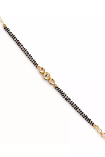 Hand Kundan Mangalsutra Bracelet
