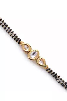 Hand Kundan Mangalsutra Bracelet