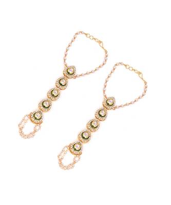 Kundan Haath Phool (set of 2) 1
