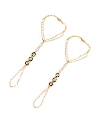 Kundan Haath Phool (set of 2) 1
