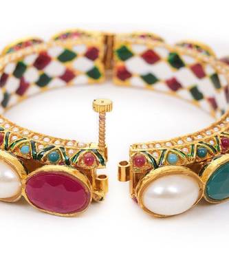 Multi Navratan Bangle 2