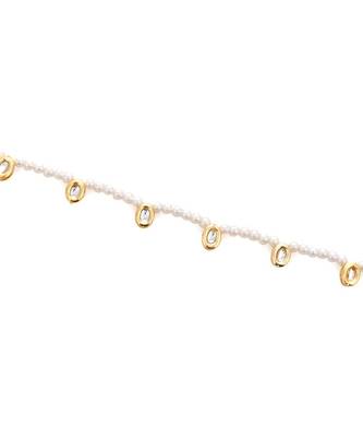 Pearl and Kundan Anklets (set of 2) 2