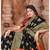 Black woven banarasi saree with blouse