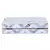 Anekaant Balk Grey & White Wood & Resin Chevron Printed Box Clutch