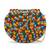 Anekaant Jewel Gold & Multi Metal Mosiac Box Clutch