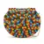 Anekaant Jewel Gold & Multi Metal Mosiac Box Clutch