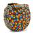 Anekaant Jewel Gold & Multi Metal Mosiac Box Clutch