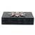 Anekaant Marble Black & Multi Wooden & Resin Marble Box Clutch